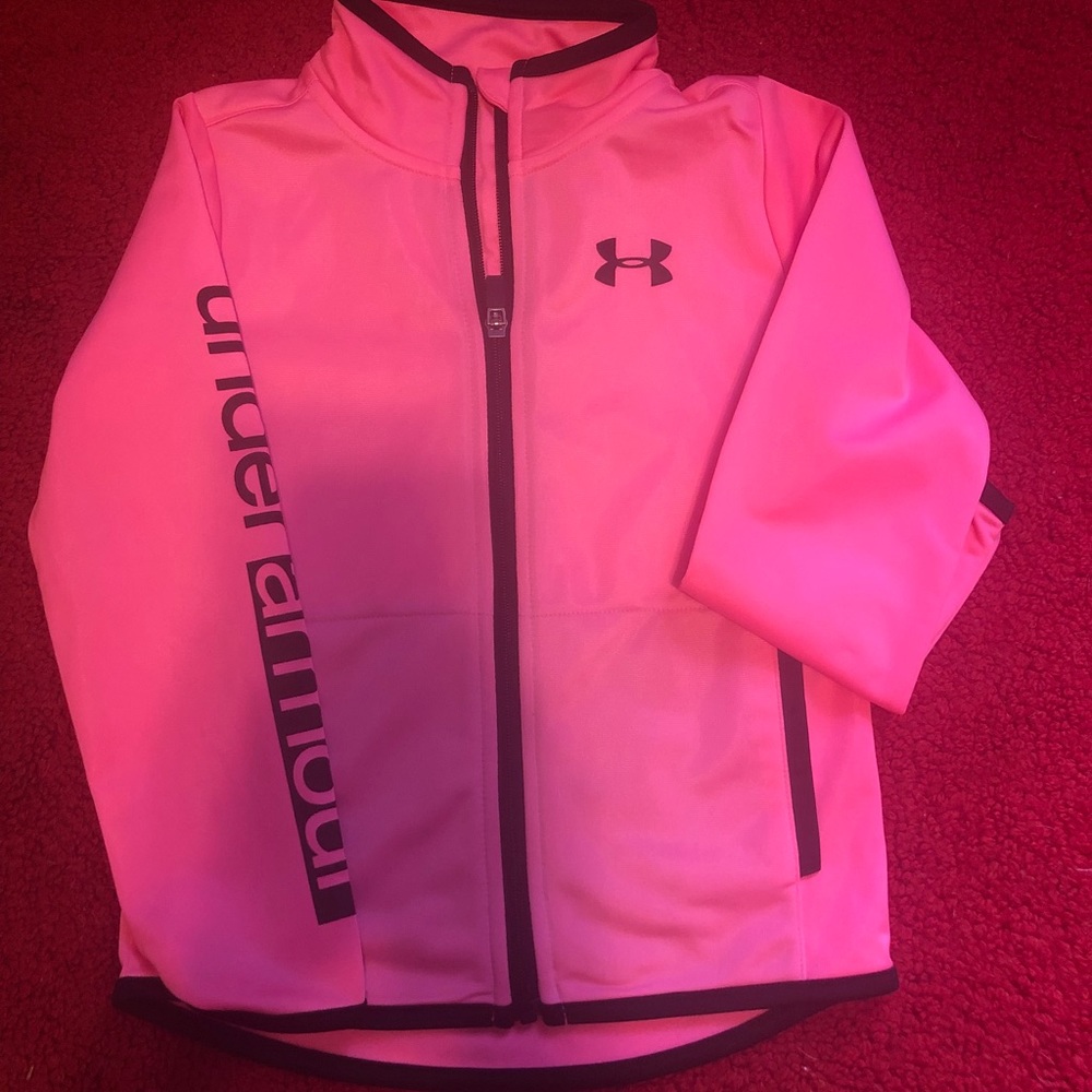 Pink Under Armour Zip up